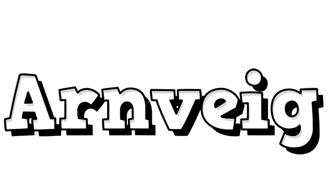 Arnveig snowing logo