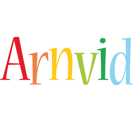 Arnvid birthday logo