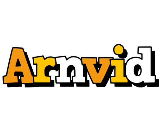 Arnvid cartoon logo