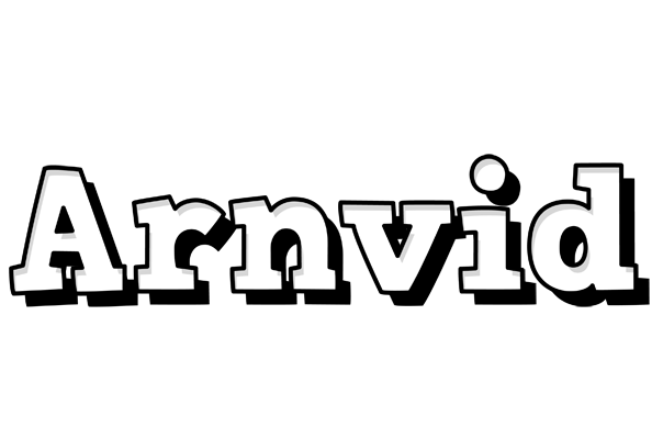 Arnvid snowing logo