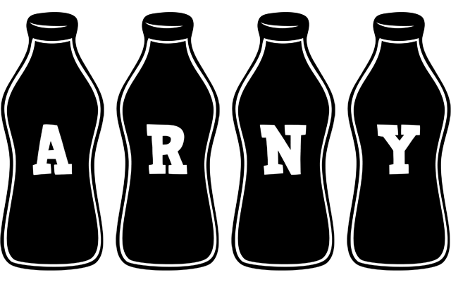 Arny bottle logo