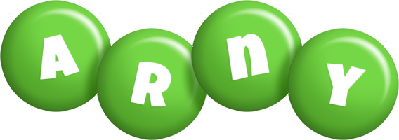 Arny candy-green logo