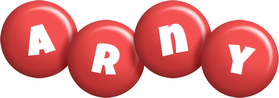 Arny candy-red logo