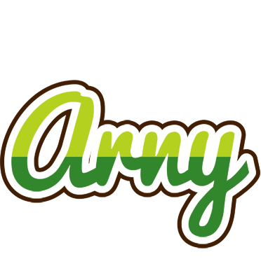 Arny golfing logo