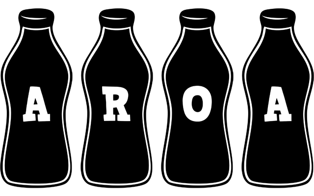 Aroa bottle logo
