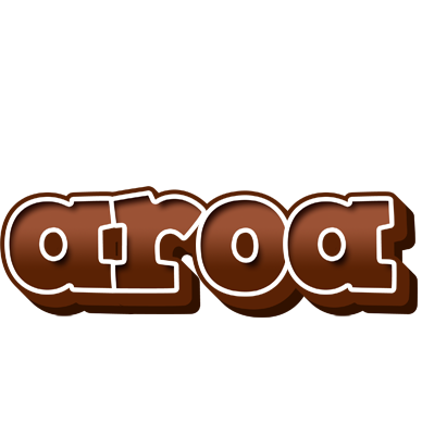 Aroa brownie logo