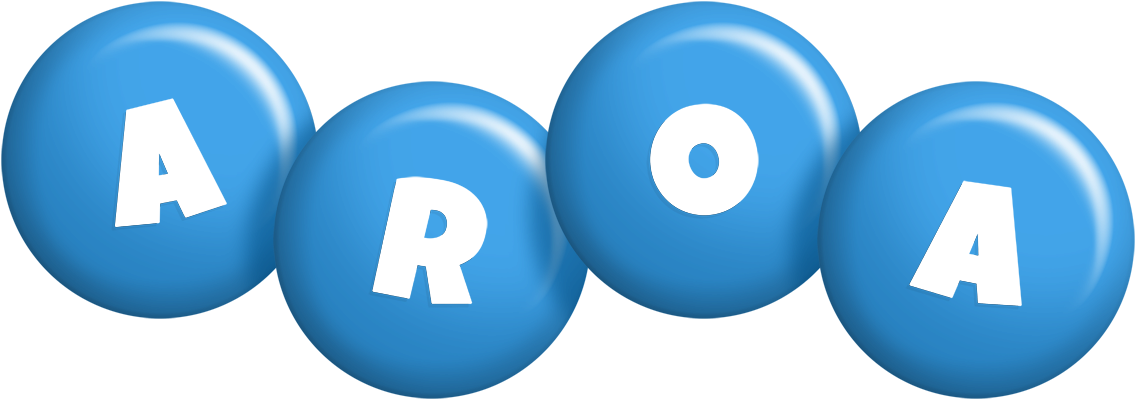 Aroa candy-blue logo