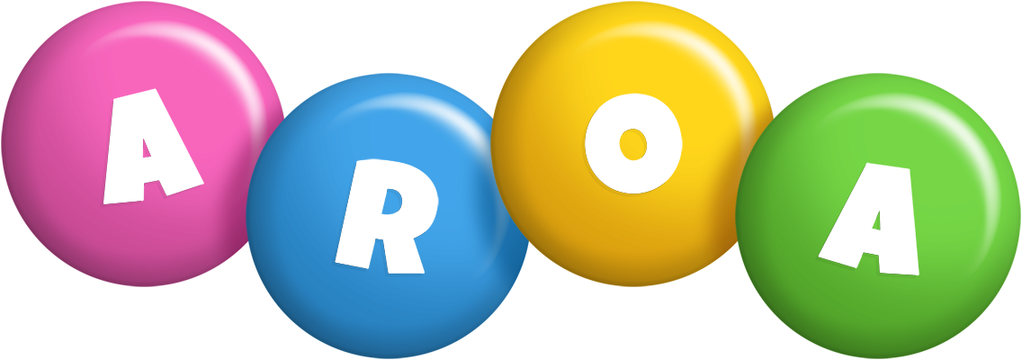 Aroa candy logo