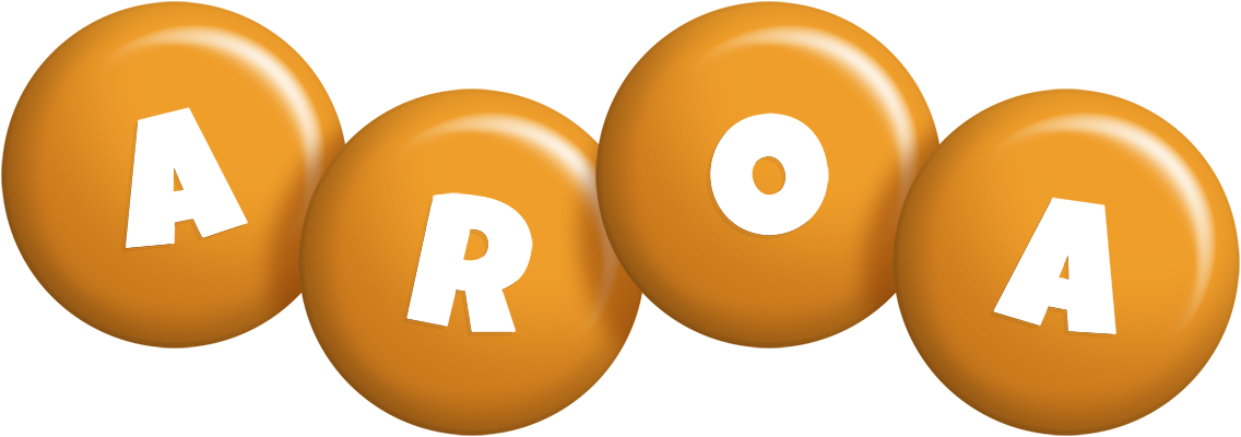 Aroa candy-orange logo