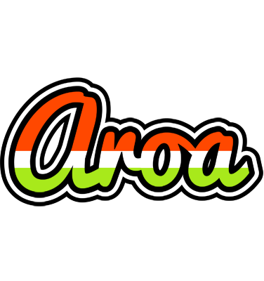 Aroa exotic logo