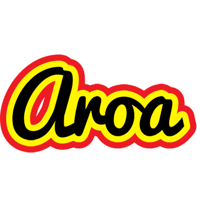 Aroa flaming logo