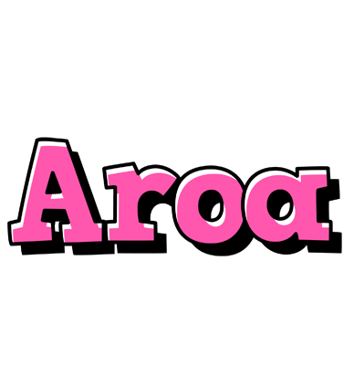Aroa girlish logo