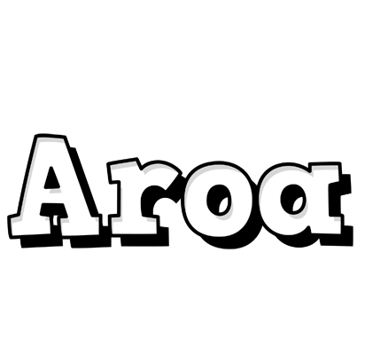 Aroa snowing logo