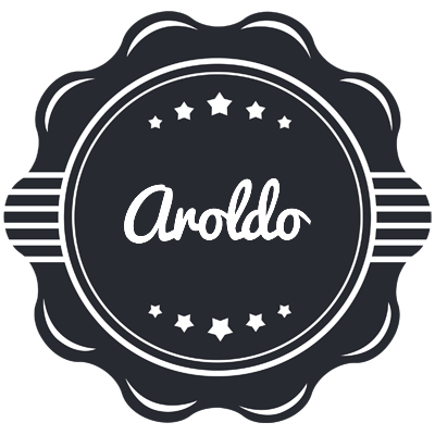Aroldo badge logo