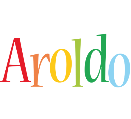 Aroldo birthday logo