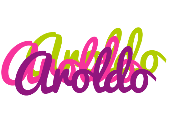 Aroldo flowers logo