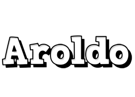 Aroldo snowing logo