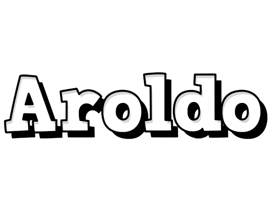 Aroldo snowing logo