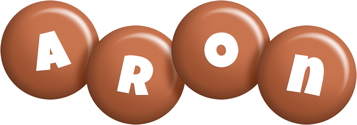 Aron candy-brown logo