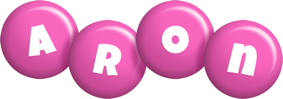 Aron candy-pink logo