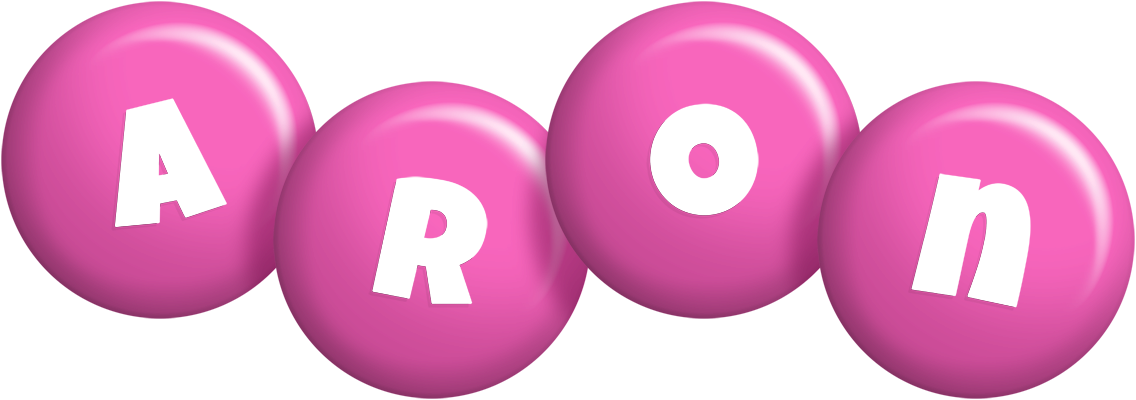 Aron candy-pink logo