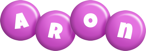 Aron candy-purple logo