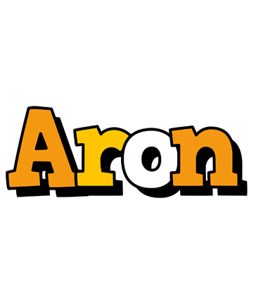 Aron cartoon logo