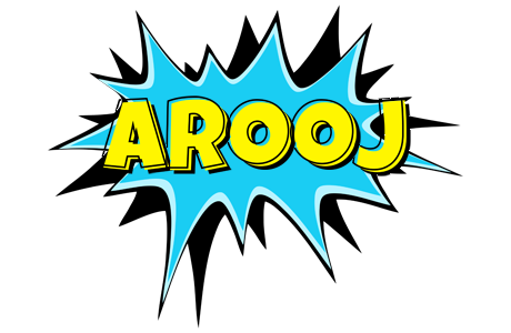 Arooj amazing logo