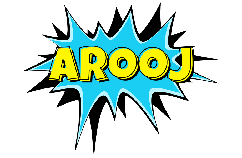 Arooj amazing logo