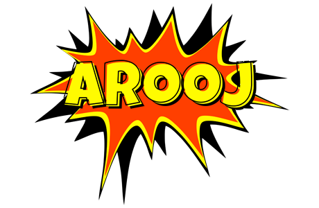 Arooj bazinga logo