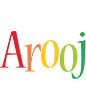 Arooj birthday logo