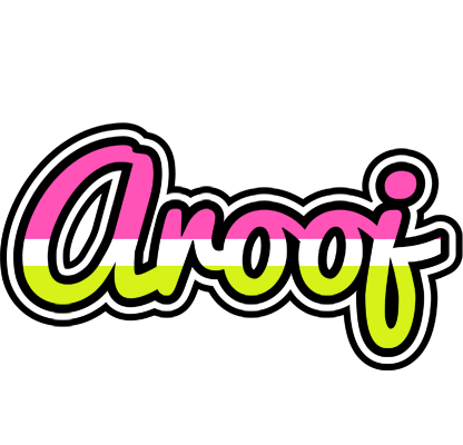 Arooj candies logo