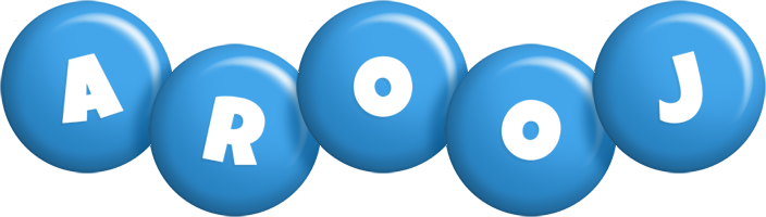 Arooj candy-blue logo