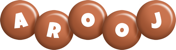 Arooj candy-brown logo