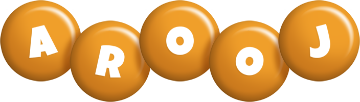 Arooj candy-orange logo