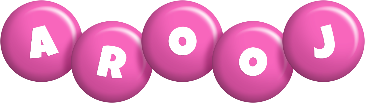 Arooj candy-pink logo