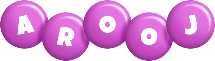 Arooj candy-purple logo