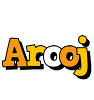 Arooj cartoon logo