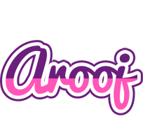 Arooj cheerful logo