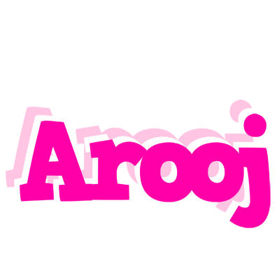 Arooj dancing logo