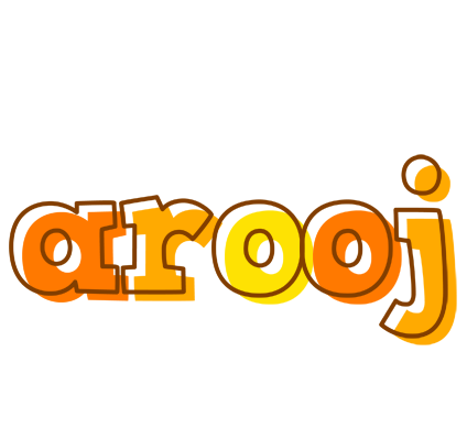 Arooj desert logo