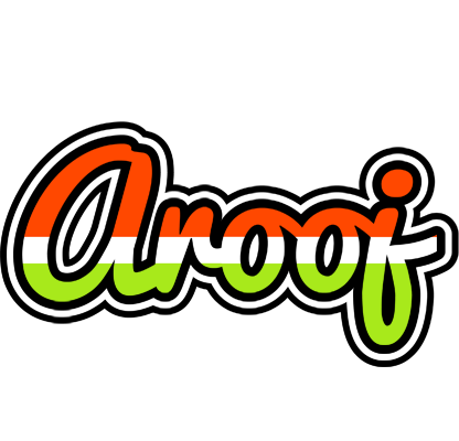 Arooj exotic logo