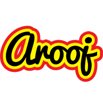 Arooj flaming logo