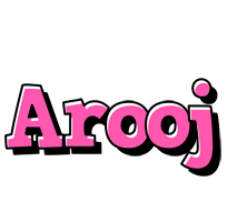 Arooj girlish logo