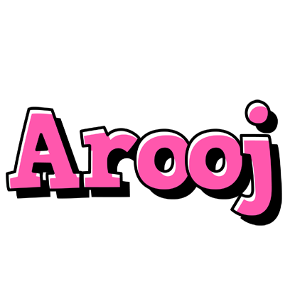 Arooj girlish logo