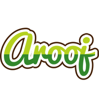 Arooj golfing logo