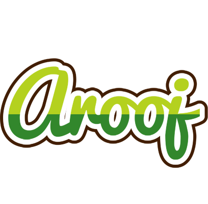 Arooj golfing logo