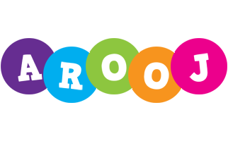 Arooj happy logo