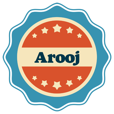 Arooj labels logo