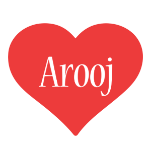 Arooj love logo